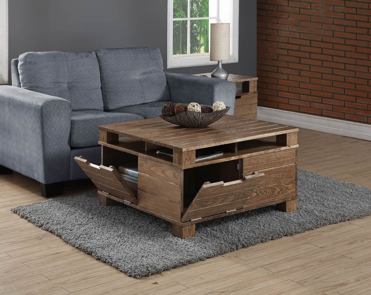 Newest Jual Rustic Oak Solid Wood Coffee Table At Barnitts Online Inside Wood Coffee Tables (View 5 of 20)