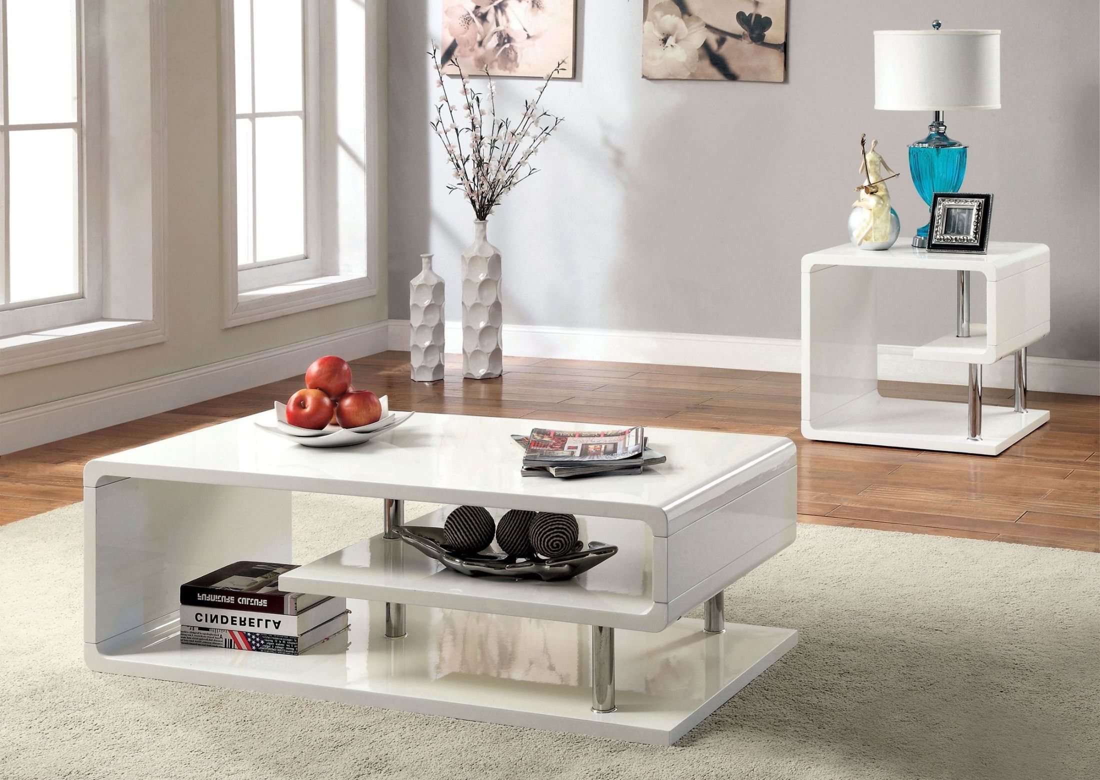 Ninove I White High Gloss Coffee Table From Furniture Of With Regard To Favorite Gloss White Steel Coffee Tables (View 2 of 20)