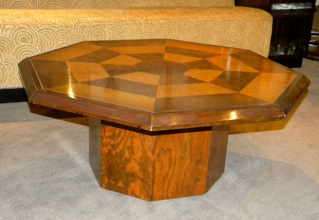 Octagon Coffee Tables With Best And Newest Original Two Tone Octagon Coffee Table For Sale At 1stdibs (View 5 of 20)