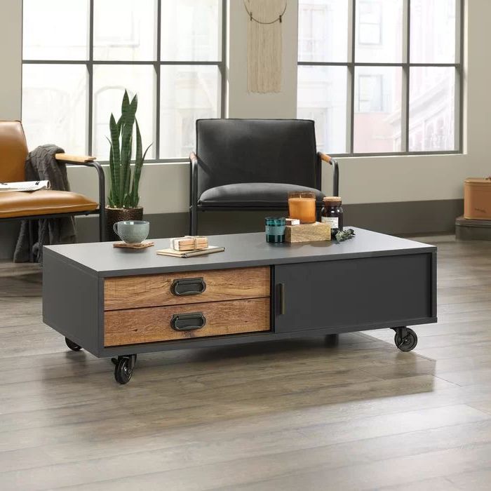 Open Storage Coffee Tables With Most Up To Date Browne Coffee Table With Tray Top And Storage From Trent (View 5 of 20)