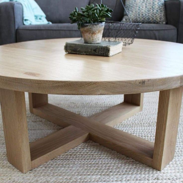 Pin On Round Tabel Regarding Well Known Metal Legs And Oak Top Round Coffee Tables (View 17 of 20)