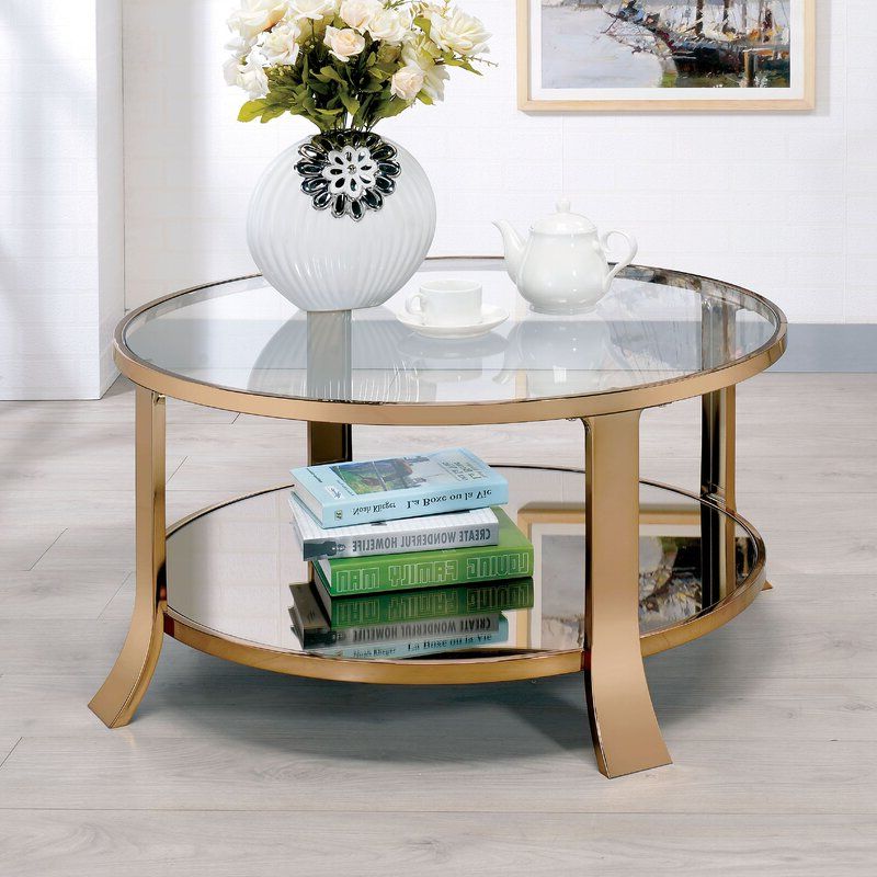 Popular Rosdorf Park Marion Coffee Table With Storage & Reviews Inside Open Storage Coffee Tables (View 14 of 20)