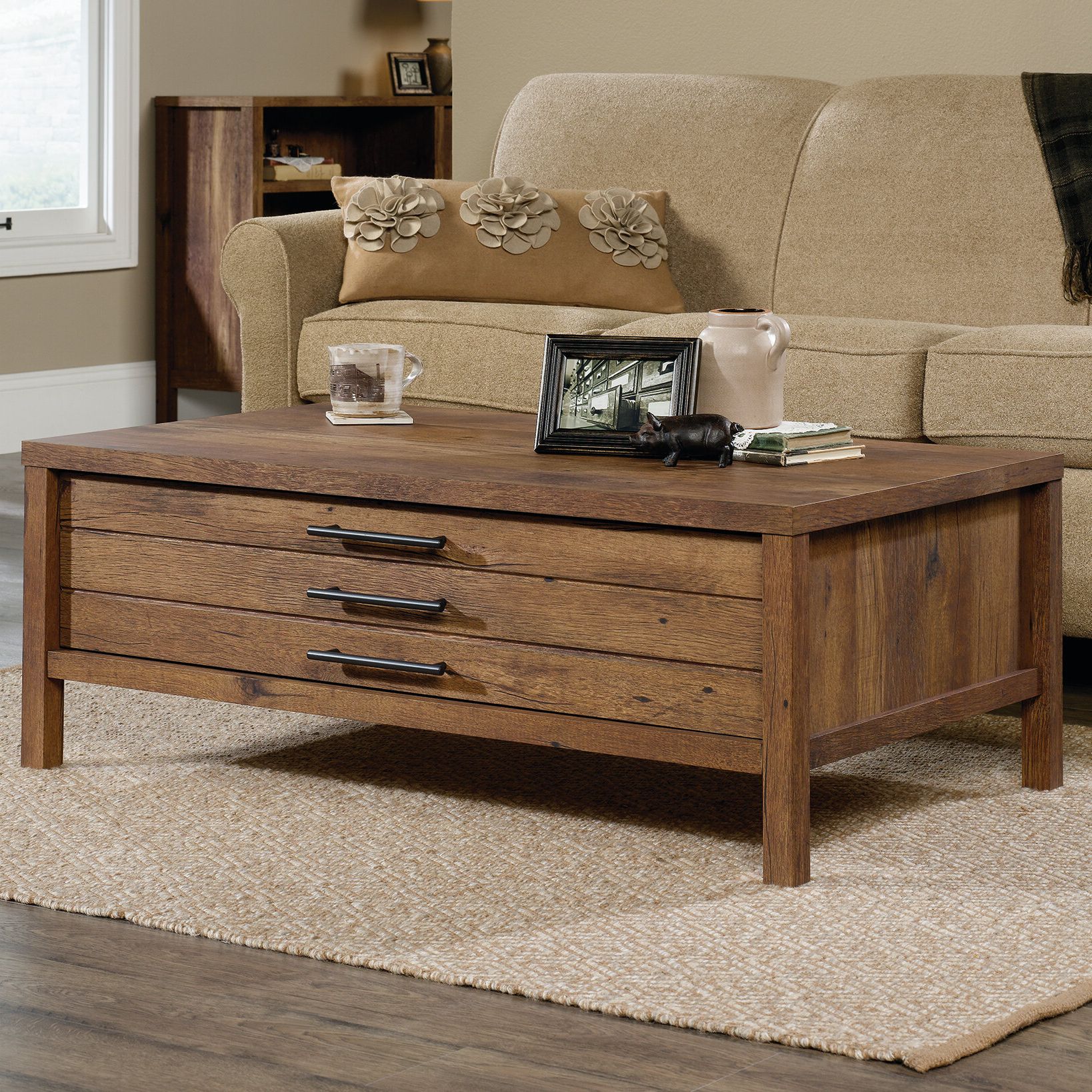 Preferred Laurel Foundry Modern Farmhouse Odile Coffee Table Intended For Modern Farmhouse Coffee Tables (View 5 of 20)