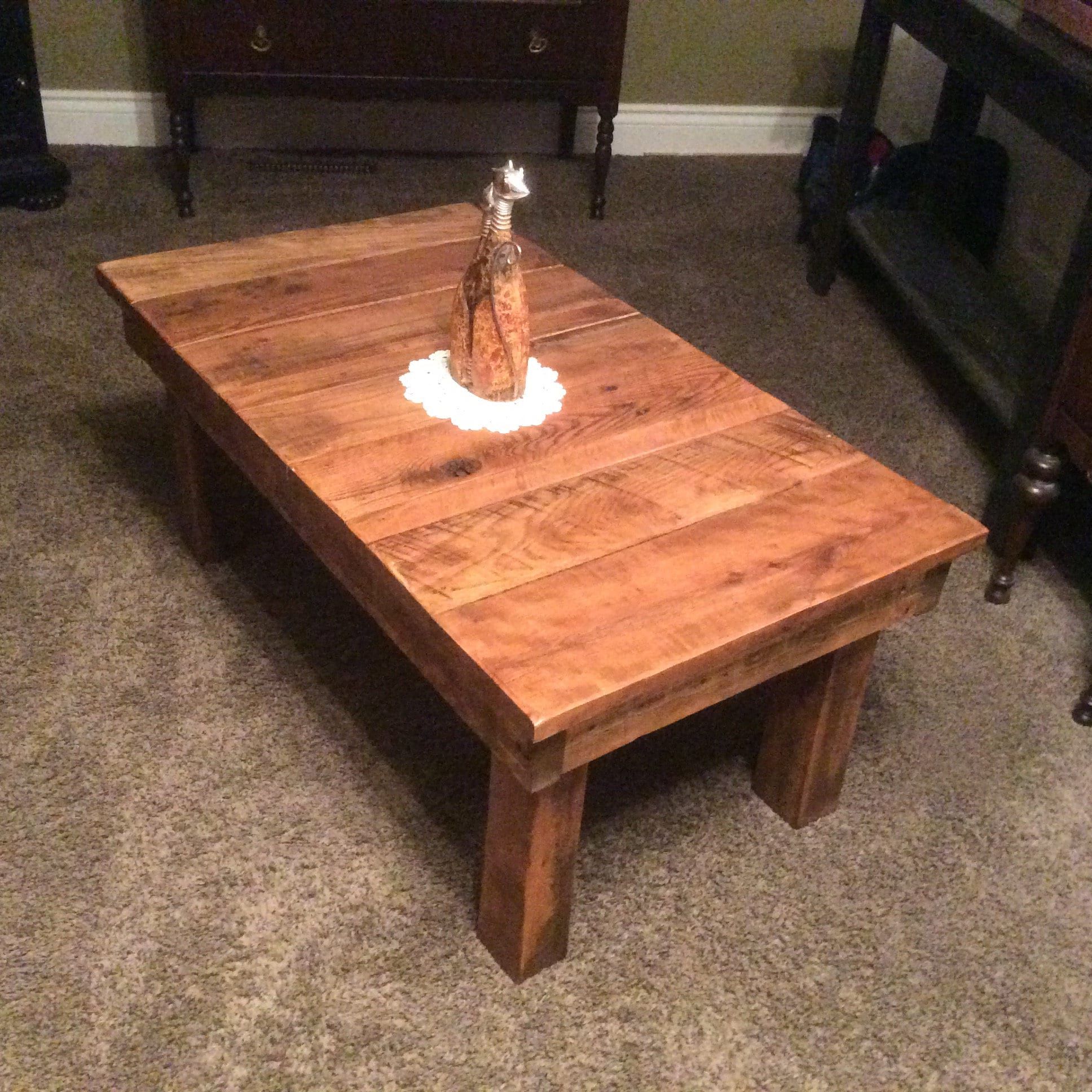 Recent Barnwood Coffee Tables Intended For Reclaimed Wood Rustic Coffee Table (View 5 of 20)