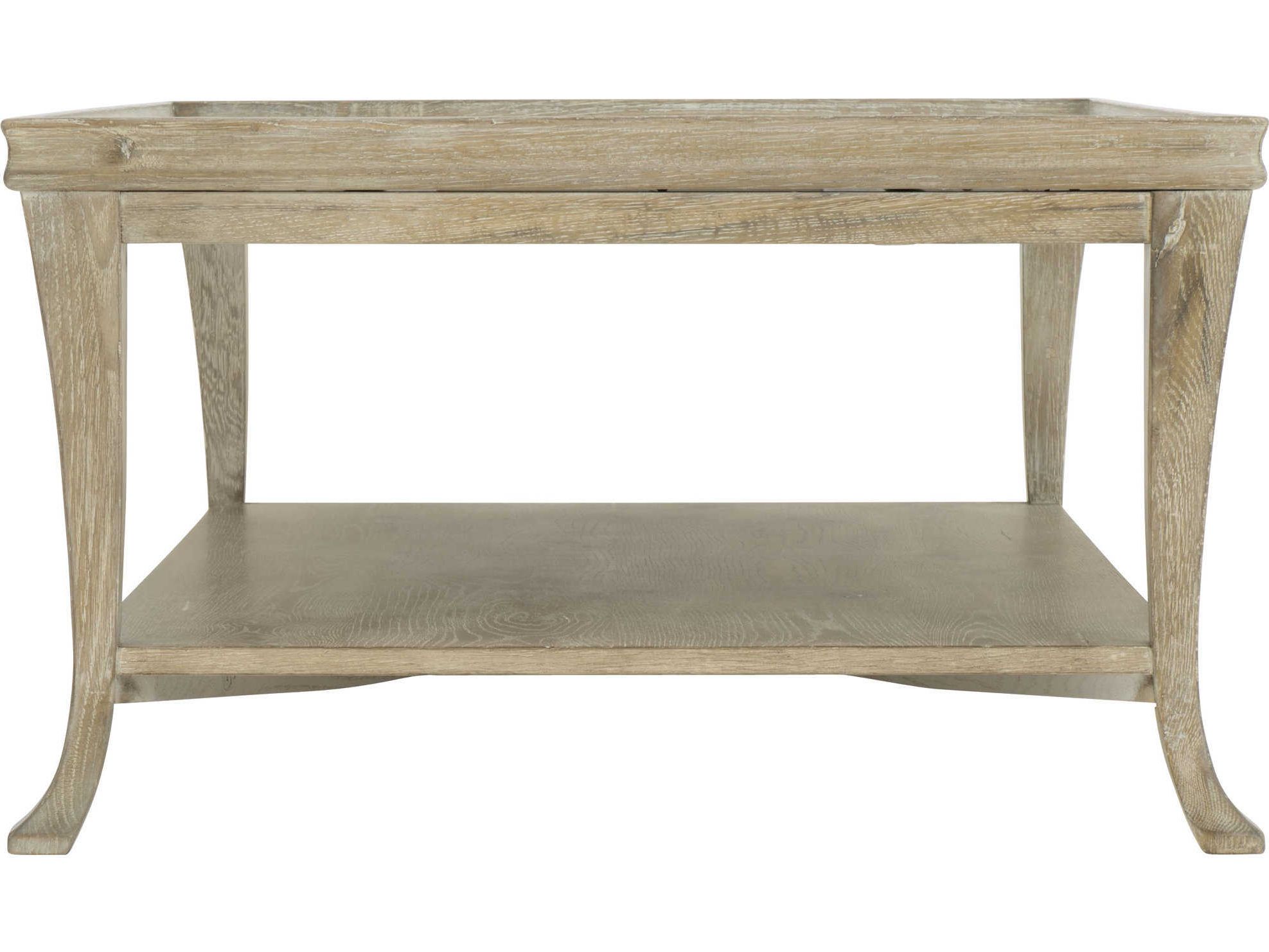 Recent Bernhardt Rustic Patina Sand 56'' Wide Rectangular Coffee With Rustic Bronze Patina Coffee Tables (View 18 of 20)