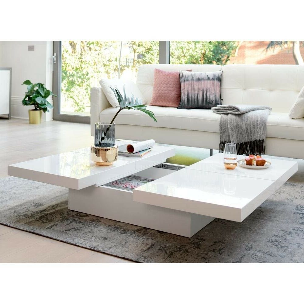 Recent Dwell Basso Four Block Storage Coffee Table White (View 16 of 20)