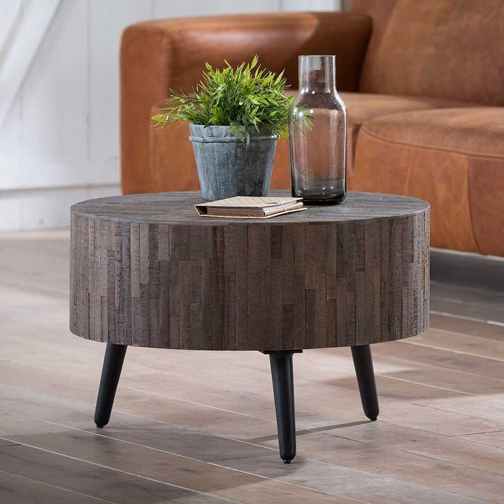 Recent Metal And Oak Coffee Tables Throughout Teak Solid Wood And Metal Coffee Table Order Now At (View 11 of 20)