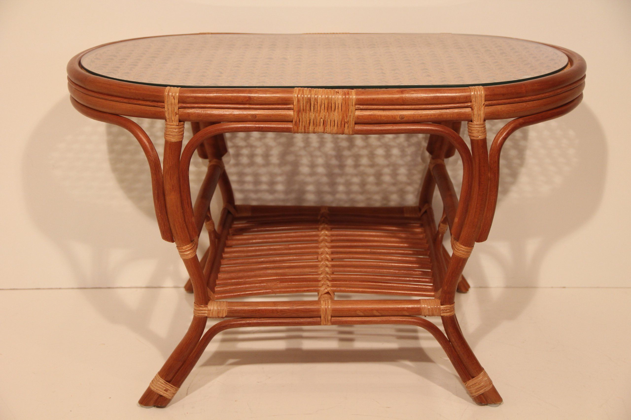 Recent Pelangi Oval Coffee Table With Glass Top Natural Rattan Throughout Natural Woven Banana Coffee Tables (View 19 of 20)