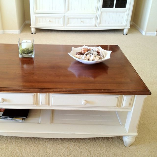 Recent White Gloss And Maple Cream Coffee Tables Within Table 50" W X32" D X 19"h (View 1 of 20)