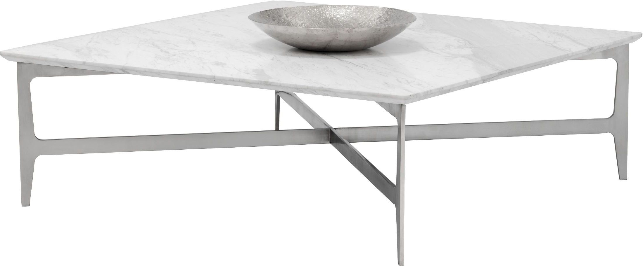 Recent White Stone Coffee Tables Regarding Clearwater White Marble Square Coffee Table,  (View 18 of 20)
