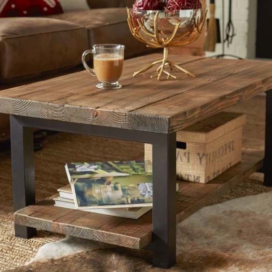 Reclaimed Wood Coffee Tables: 13 Top Picks For Rustic Style In Fashionable Reclaimed Wood Coffee Tables (View 16 of 20)