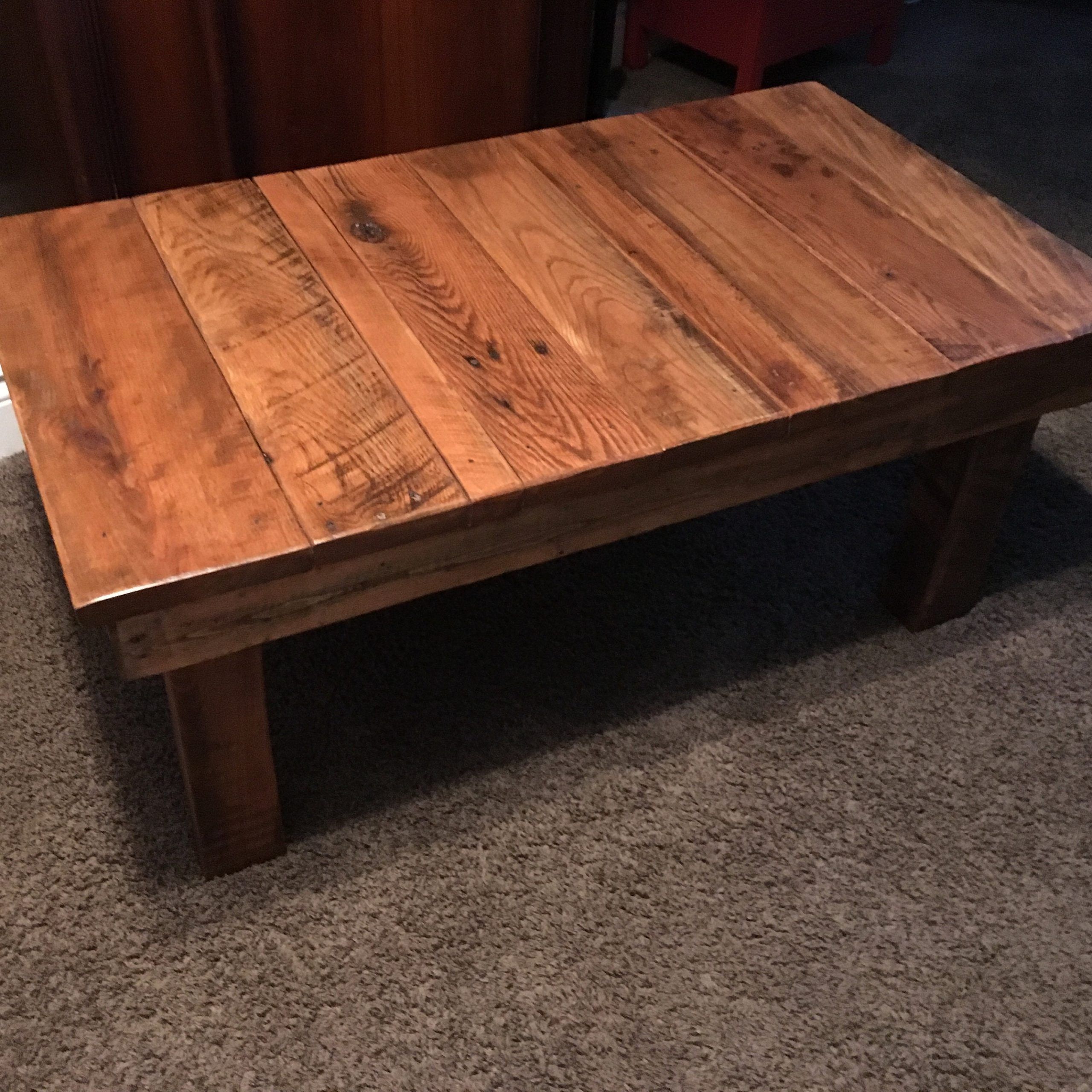 Reclaimed Wood Coffee Tables For Most Recently Released Reclaimed Wood Rustic Coffee Table (View 11 of 20)