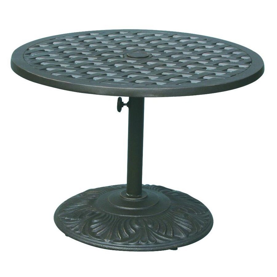 Round Iron Coffee Tables Intended For Widely Used Shop Darlee Series 30 30 In W X 30 In L Round Iron Coffee (View 12 of 20)