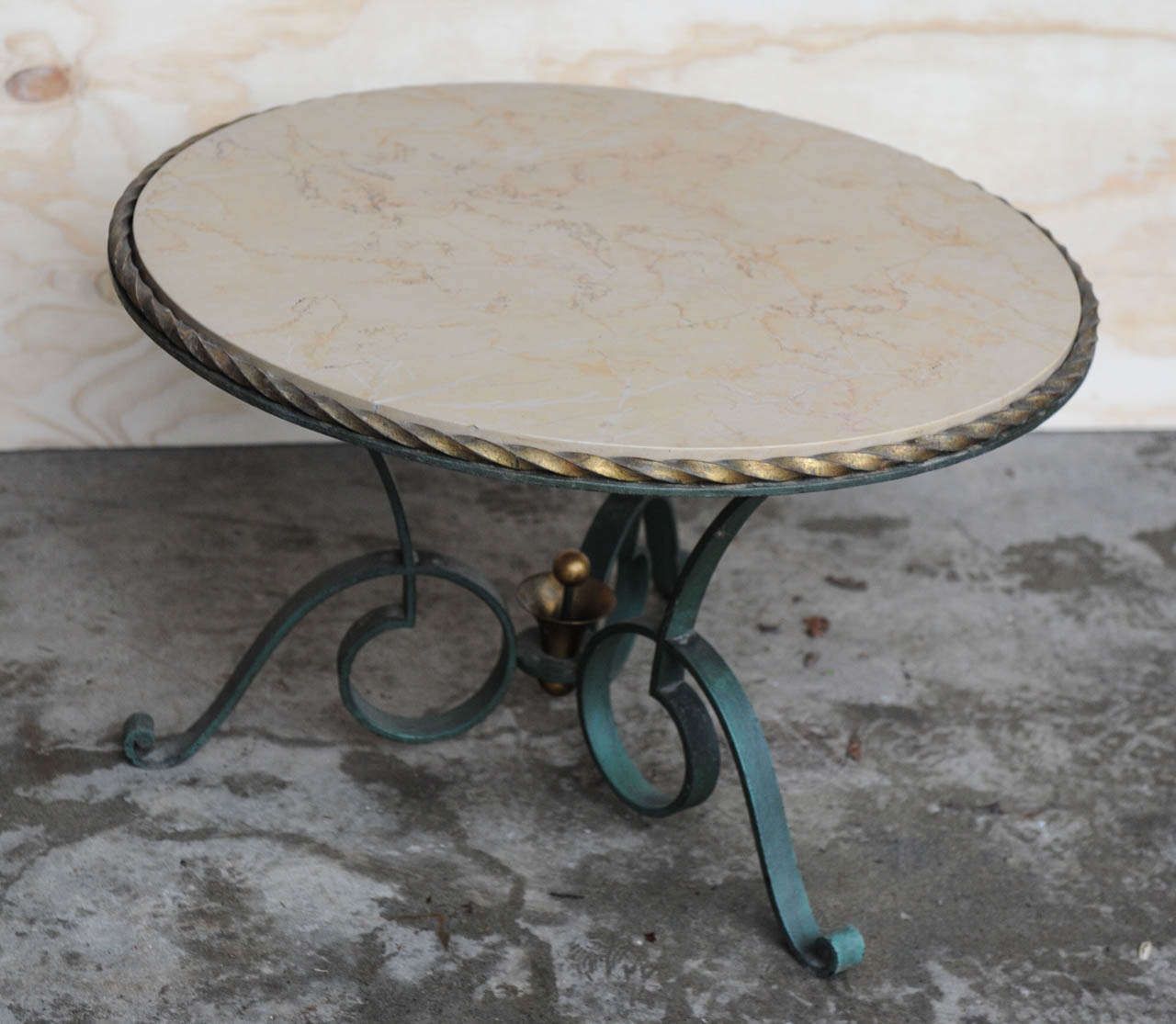 Round Iron Coffee Tables Throughout Most Recently Released Round Wrought Iron Coffee Tablerobert Merceris At 1stdibs (View 10 of 20)