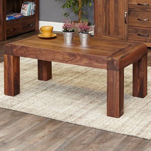 Rustic Walnut Wood Coffee Tables With Regard To Best And Newest Ebern Designs Aminah Coffee Table (View 4 of 20)