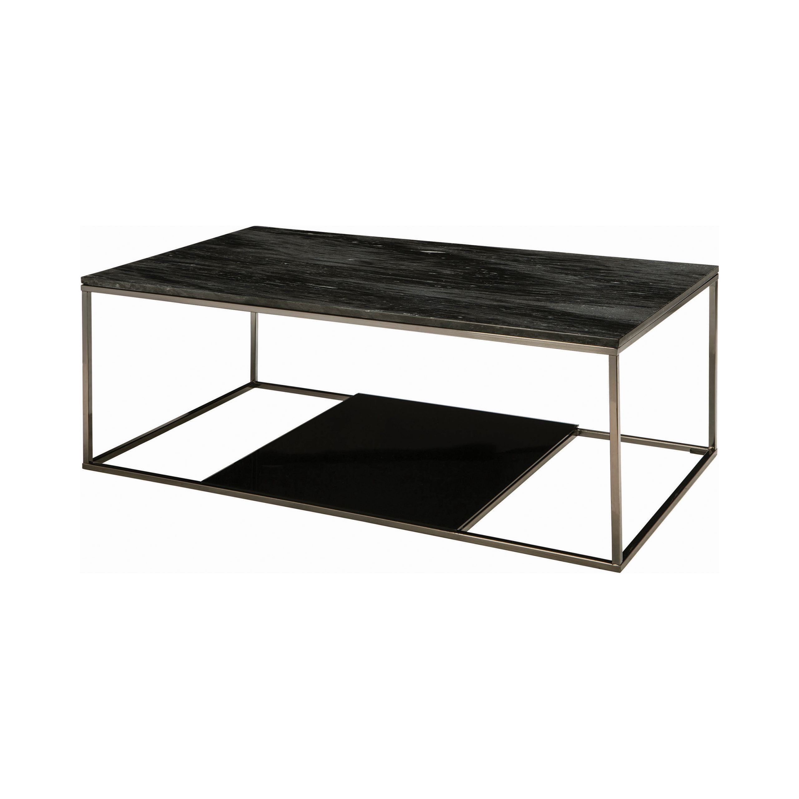 Schwartzman 1 Shelf Rectangular Coffee Table Black For Most Recent 1 Shelf Coffee Tables (View 18 of 20)