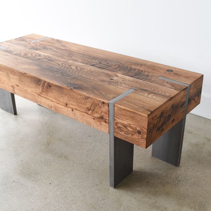 Smoked Barnwood Cocktail Tables With Most Current Modern Coffee Table / Reclaimed Wood Rectangle Cocktail (View 7 of 20)