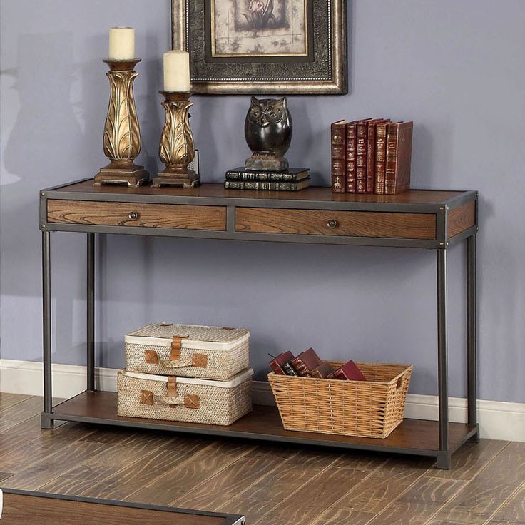 Sofa Table Pertaining To Vintage Gray Oak Coffee Tables (View 13 of 20)
