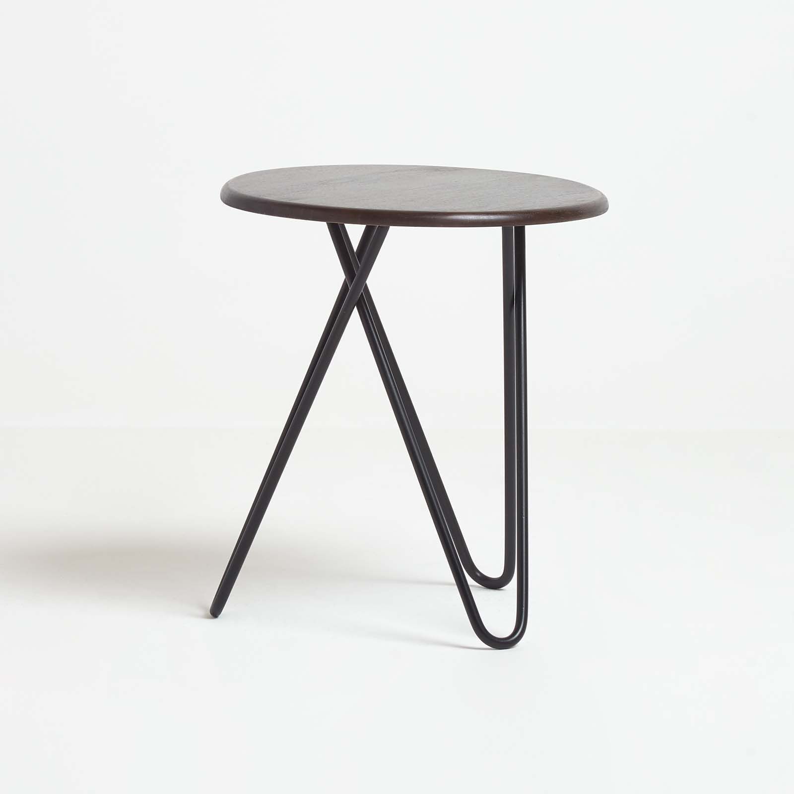 Soho Hairpin Leg Side Table, Dark With 2018 Coffee Tables With Tripod Legs (View 2 of 20)