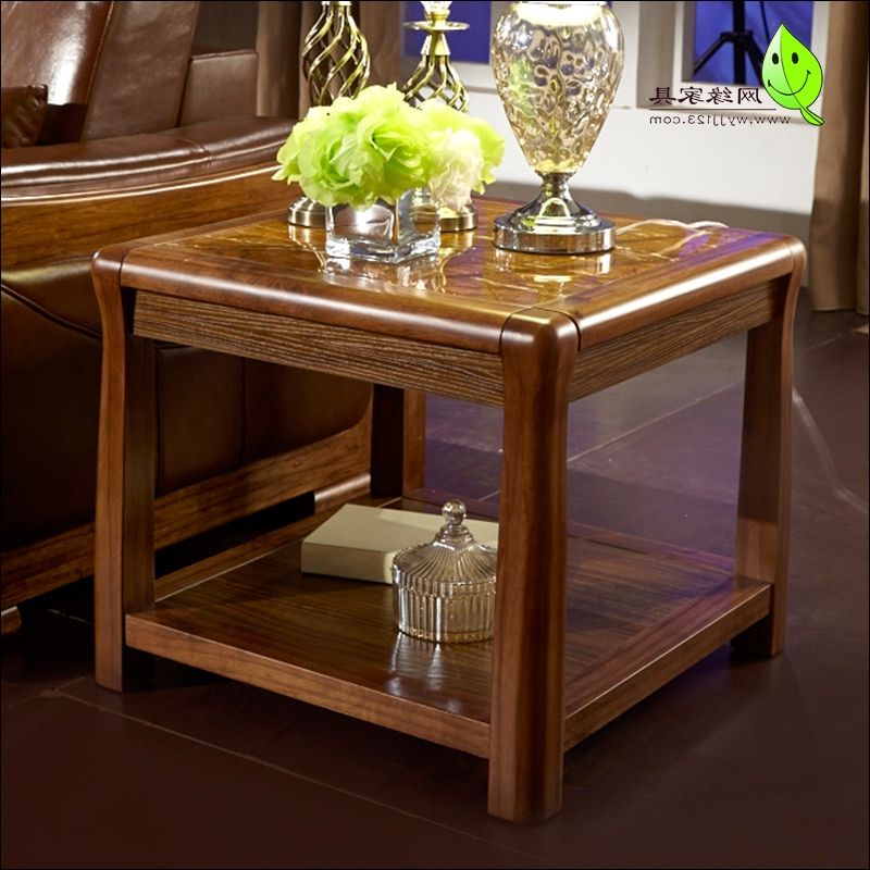 Square Coffee Tables Intended For Latest Solid Wood Side A Few Corner Simple Chinese Small Square (View 2 of 20)