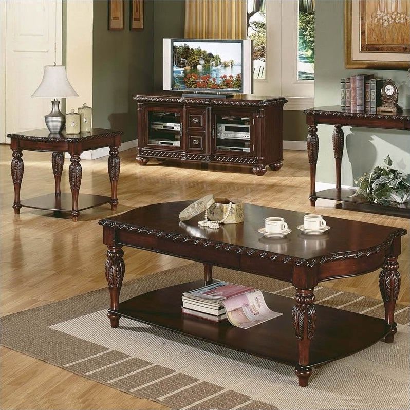 Steve Silver Company Antoinette 3 Piece Coffee Table Set Regarding Preferred Silver Coffee Tables (View 17 of 20)