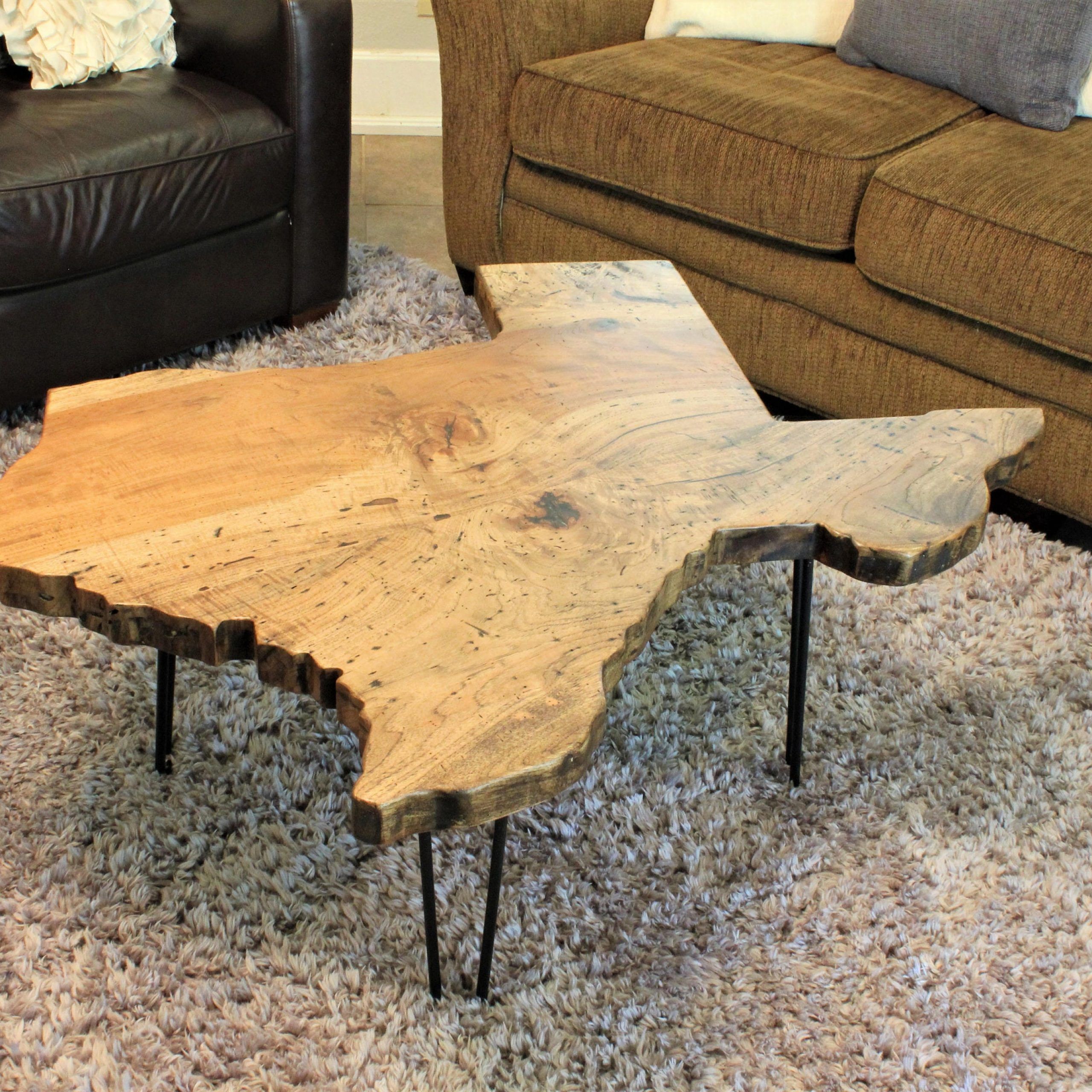 Texas State Pecan Coffee Table (View 11 of 20)
