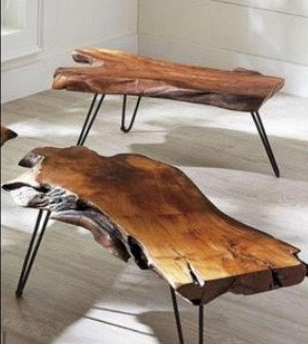 Trendy Mid Century Coffee Table,rustic Wooden Coffee Table,black In Rustic Walnut Wood Coffee Tables (View 2 of 20)
