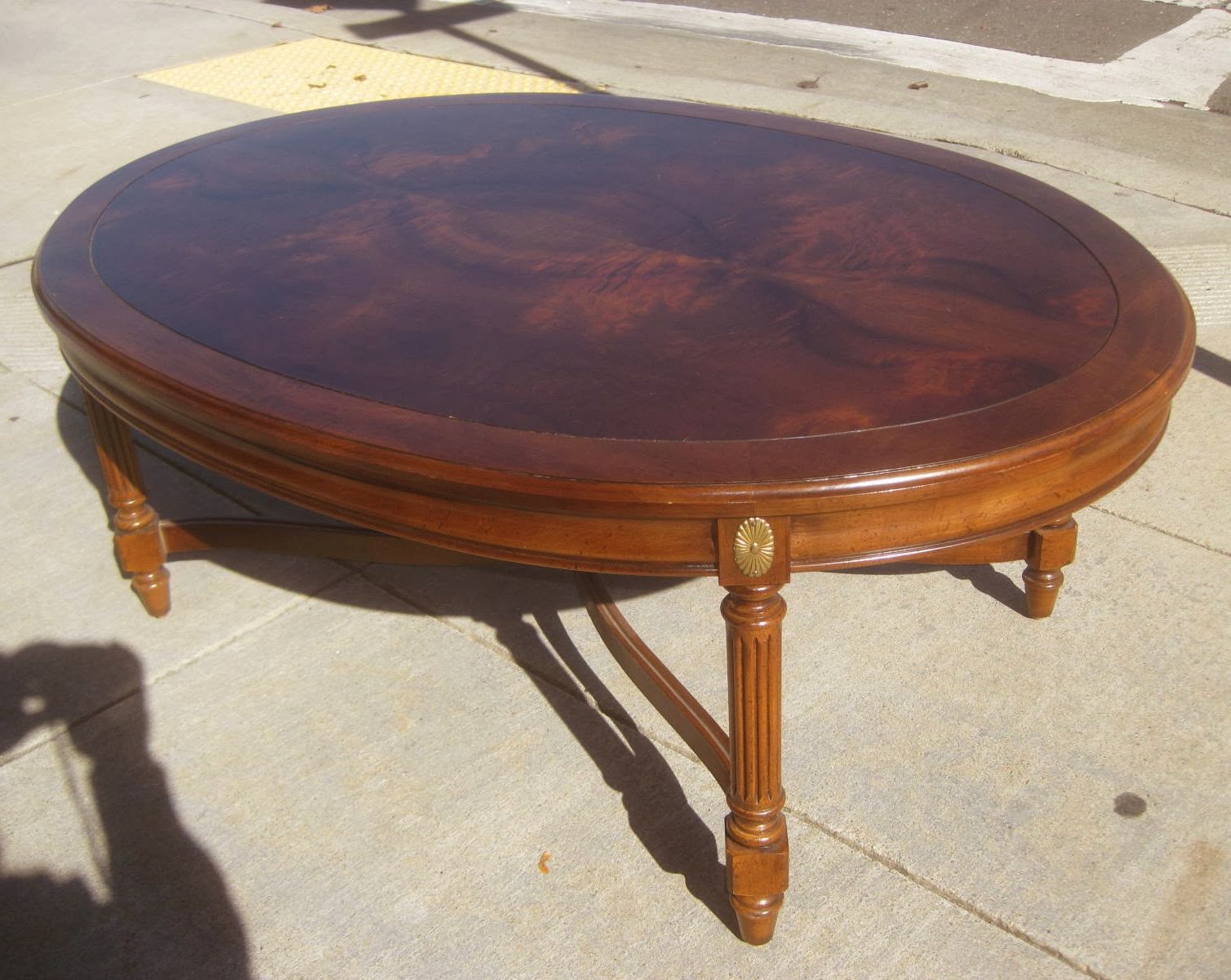 Uhuru Furniture & Collectibles: Sold – Burl Walnut Coffee Throughout Most Recently Released Hand Finished Walnut Coffee Tables (View 9 of 20)