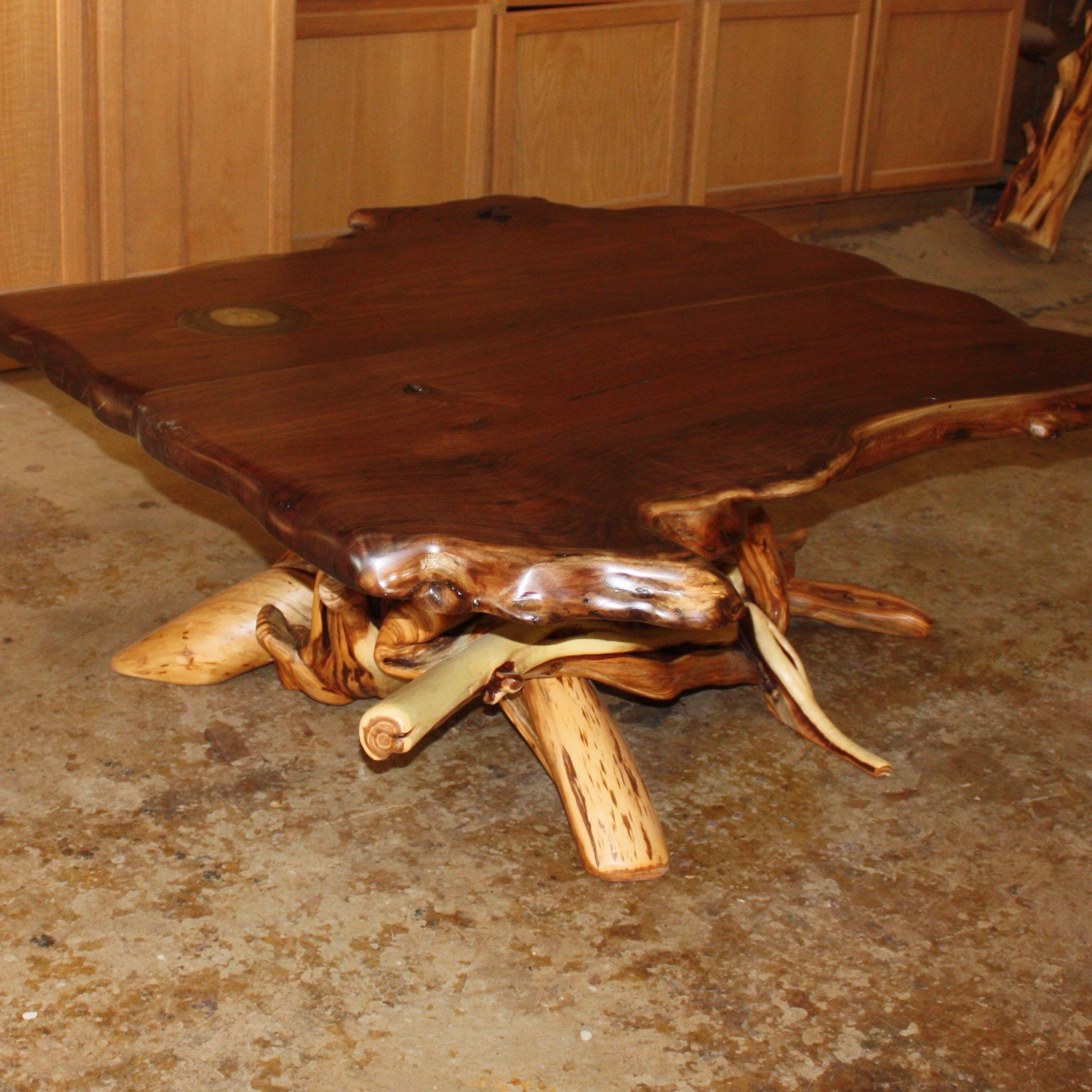 Walnut Coffee Table, Coffee Table In Rustic Walnut Wood Coffee Tables (View 15 of 20)