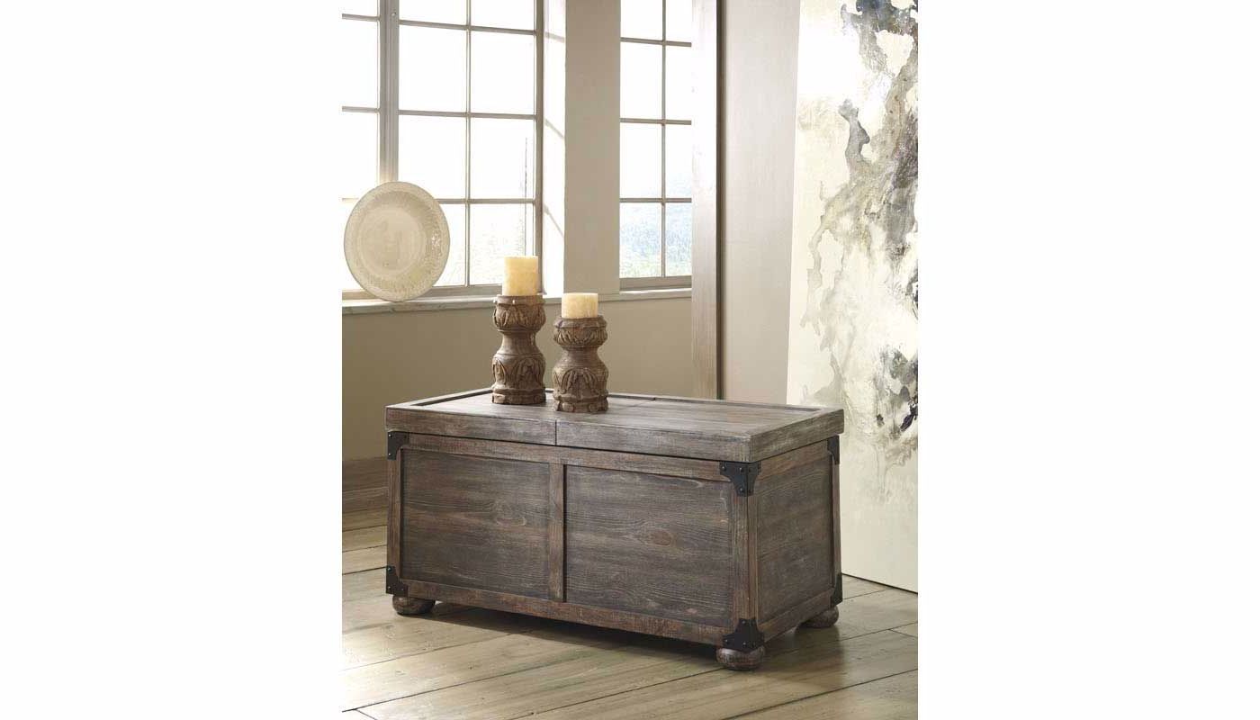 Walnut Wood Storage Trunk Cocktail Tables Regarding Favorite Vennilux Storage Trunk Cocktail Table – Home Zone (View 11 of 20)