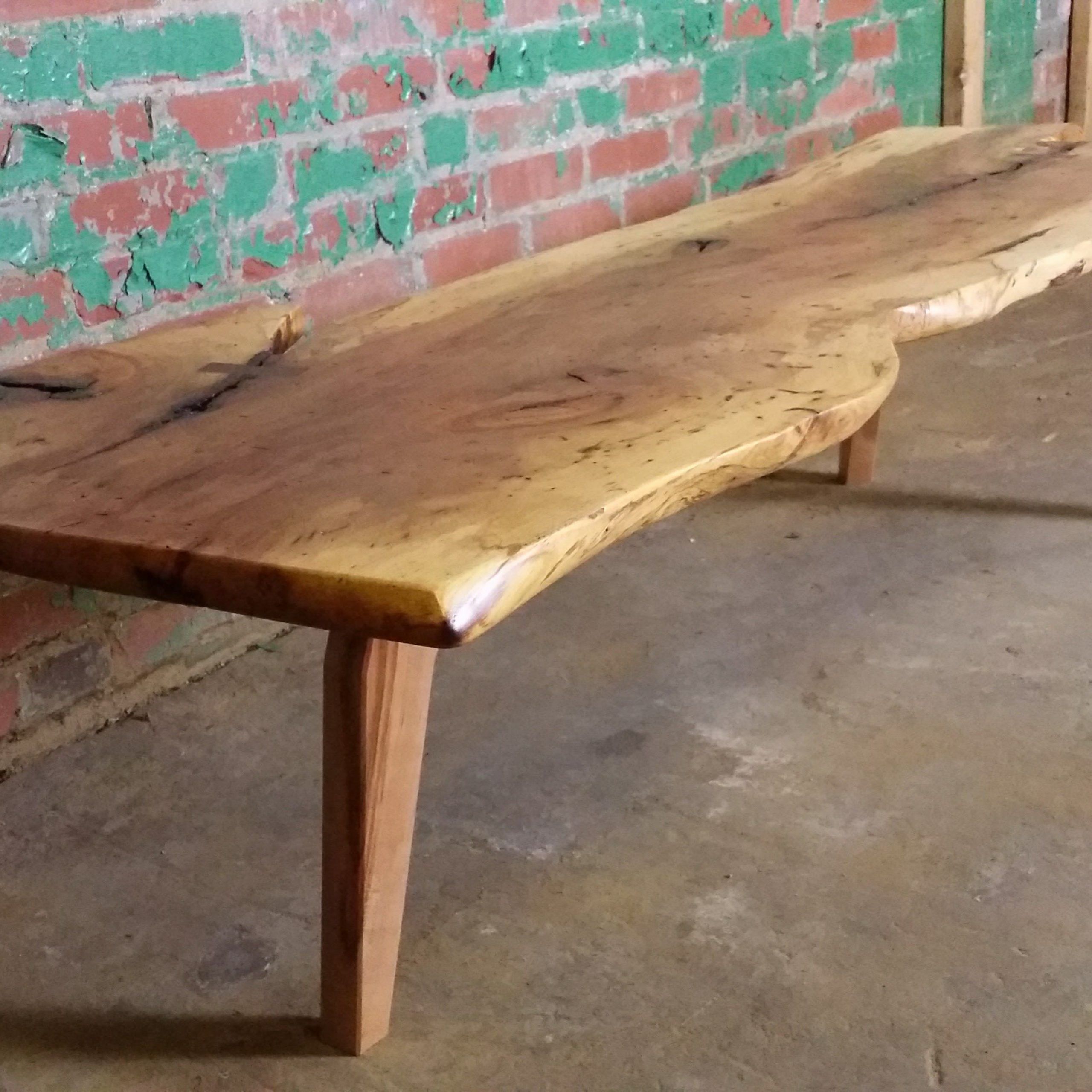 Warm Pecan Coffee Tables Within Most Recently Released Hand Made Stunning Live Edge Spalted Pecan Coffee Table (View 1 of 20)