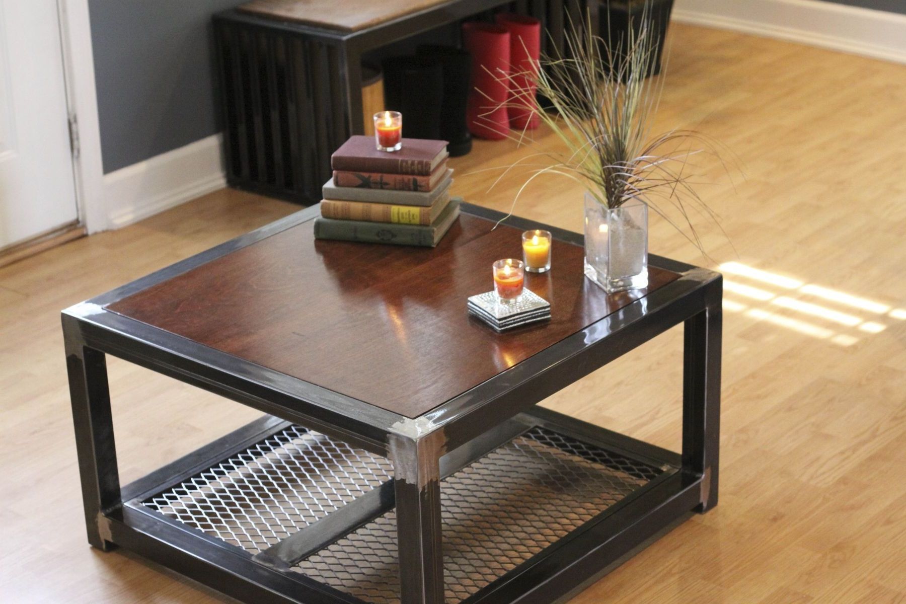 Welded Furniture, Coffee Intended For Brown Wood And Steel Plate Coffee Tables (View 1 of 20)