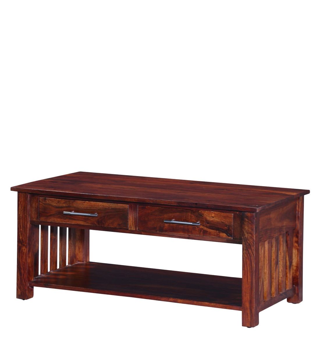 Well Known Honey Oak And Marble Coffee Tables In Buy Abbey Solid Wood Coffee Table In Honey Oak Finish (View 7 of 20)