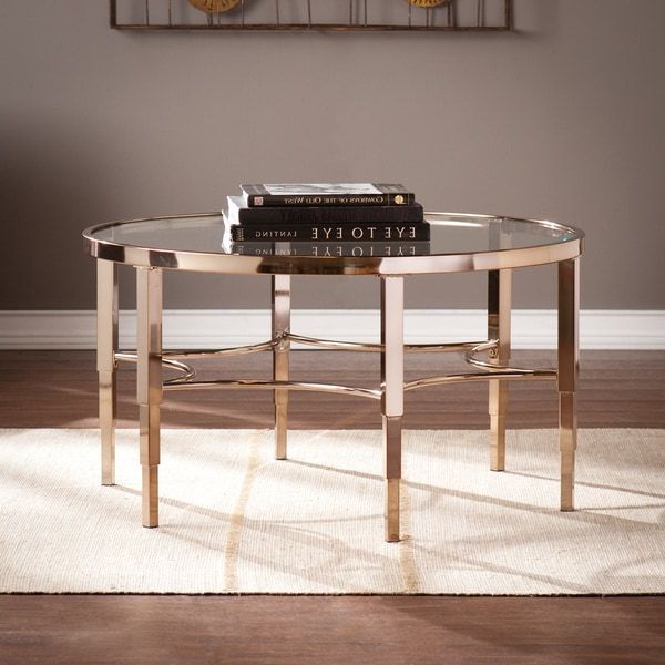 Well Known Metallic Gold Modern Cocktail Tables With Shop Silver Orchid Grant Coffee/ Cocktail Table – On Sale (View 4 of 20)