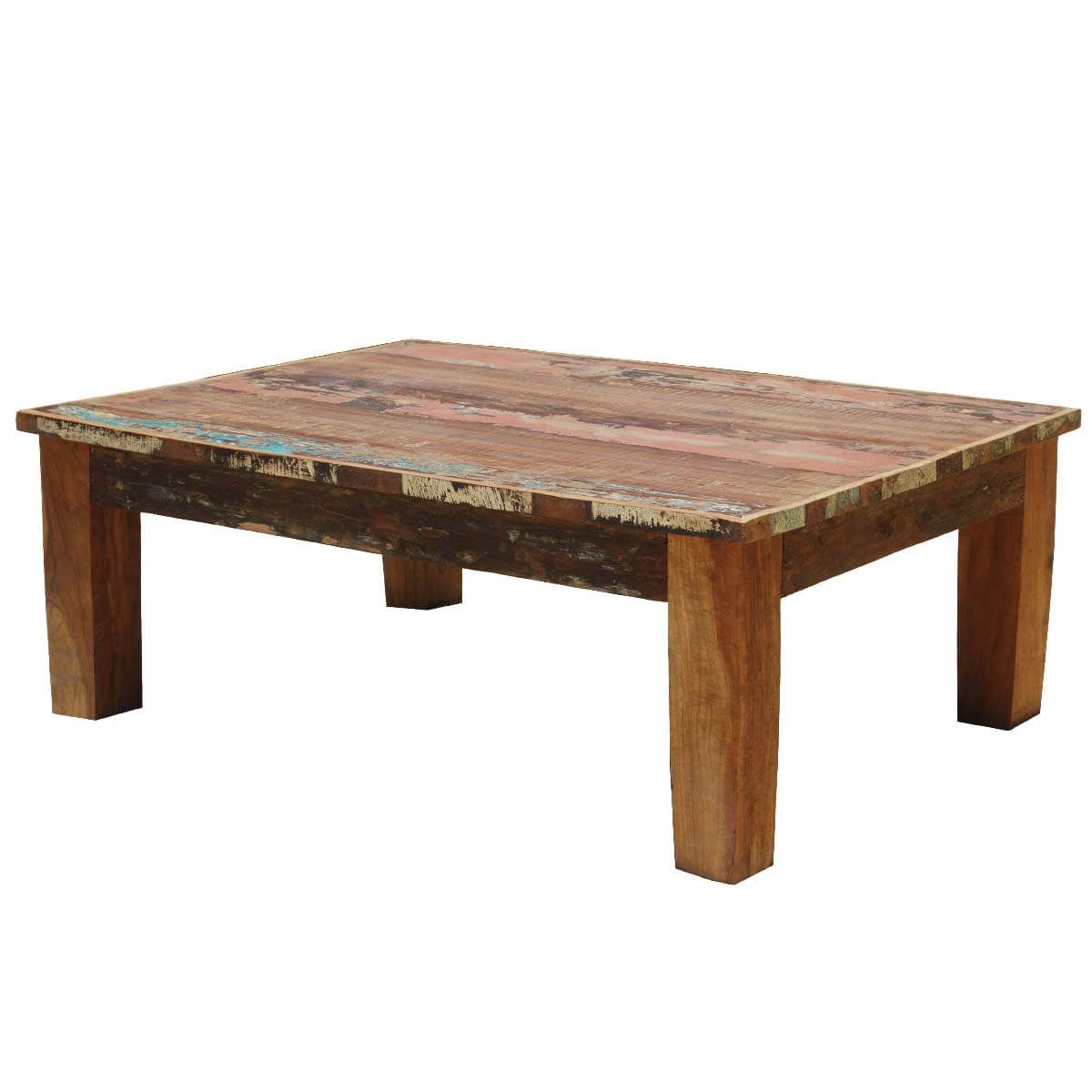 Well Liked Culbertson Rustic Reclaimed Wood Rectangle Coffee Table Intended For Barnwood Coffee Tables (View 12 of 20)
