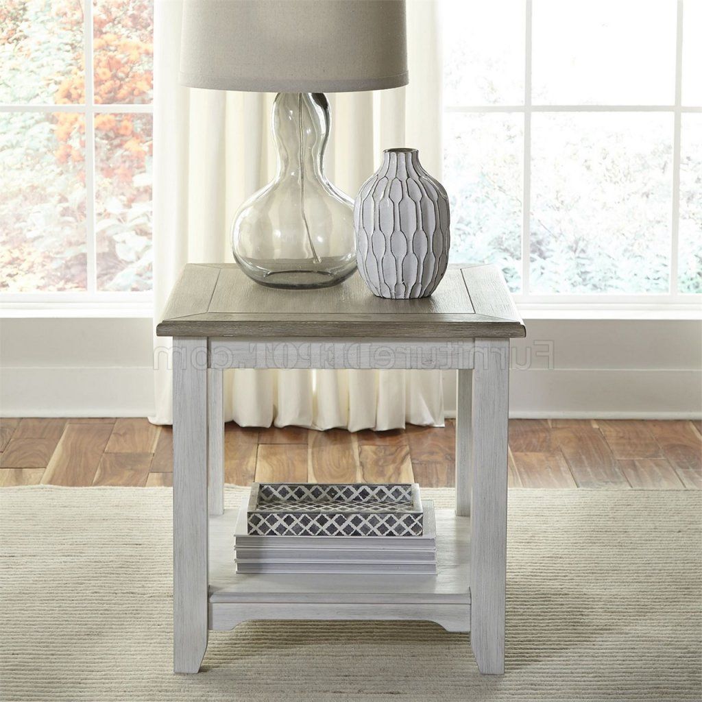 Well Liked Oceanside White Washed Coffee Tables Regarding Summerville 3pc Coffee & End Table Set 171 Ot In White (View 14 of 20)