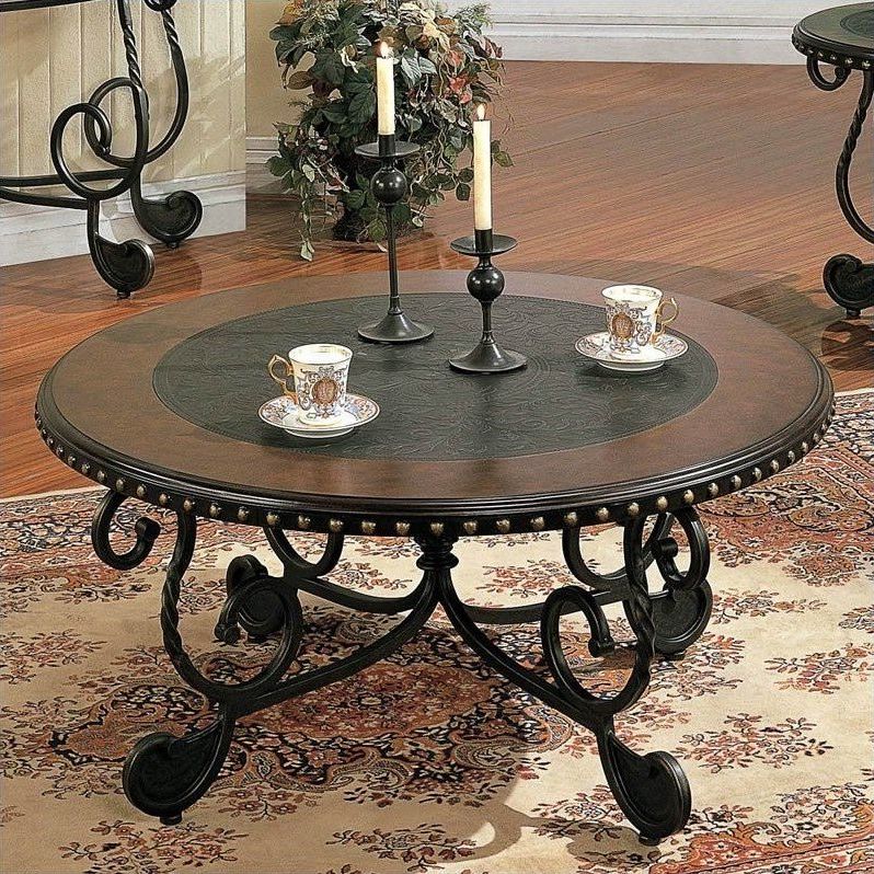 Well Liked Steve Silver Company Rosemont Cherry Coffee Table With Regarding Silver Coffee Tables (View 5 of 20)