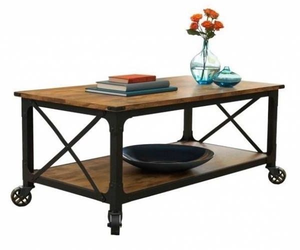 Widely Used Rustic Bronze Patina Coffee Tables Inside Rustic Country Coffee Table Antiqued Living Room Furniture (View 16 of 20)
