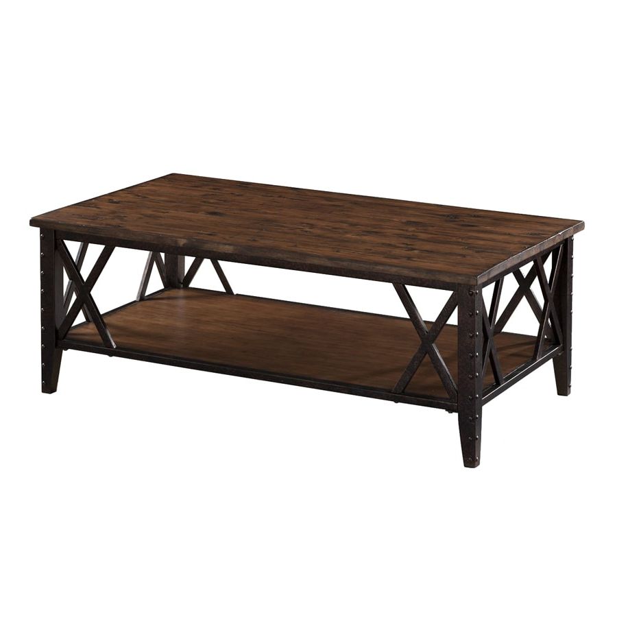 Widely Used Shop Magnussen Home Fleming Rustic Pine Rectangular Coffee Within Wood Rectangular Coffee Tables (View 13 of 20)