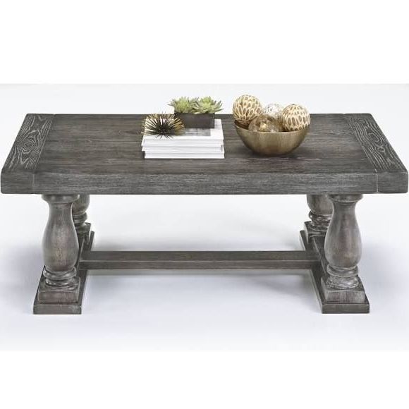 Widely Used Smoke Gray Wood Coffee Tables Within Progressive Muse Distressed Grey Cocktail Table (muse (View 18 of 20)
