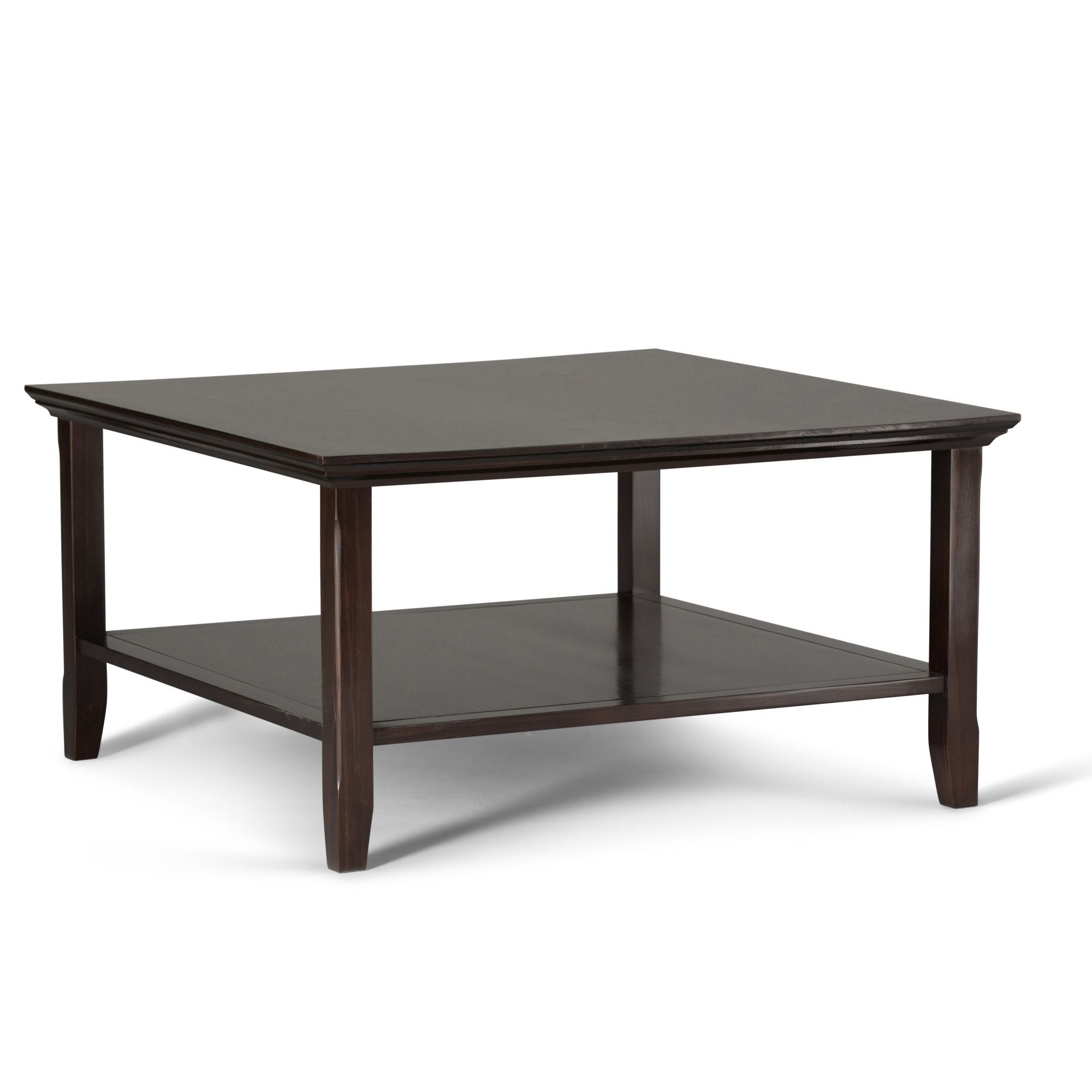 Widely Used Square Coffee Tables With Brooklyn + Max Brunswick Solid Wood 36 Inch Wide Square (View 13 of 20)
