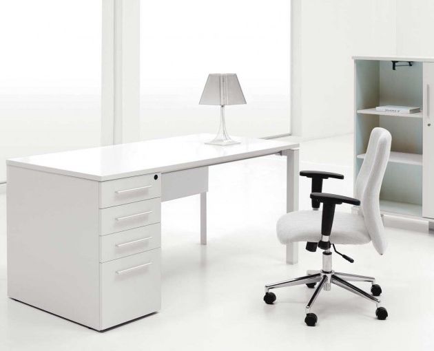 17 White Desk Designs For Your Elegant Home Office Within Well Known White Modern Nested Office Desks (View 7 of 15)