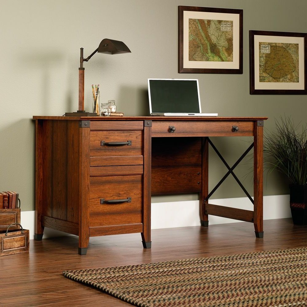 2018 Desks With File Cabinet Drawer For Small Home Offices & Bedrooms For Computer Desks With Filing Cabinet (View 9 of 15)