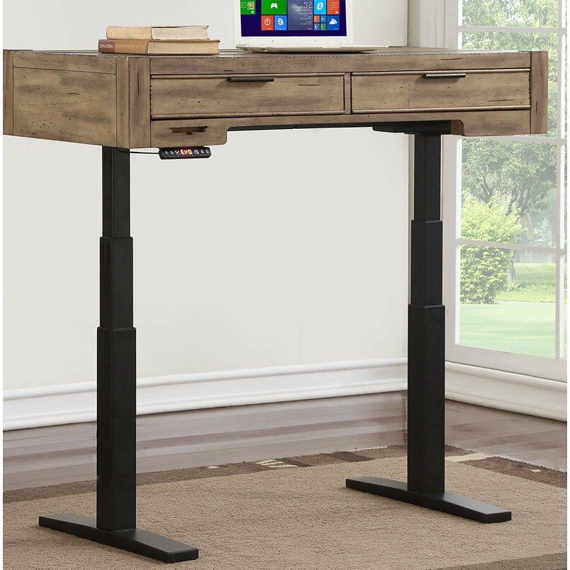 Adjustable Electric Lift Desks In Latest 17 Stories 2 Piece 48 Inch Power Lift Height Adjustable Desk With  (View 14 of 15)