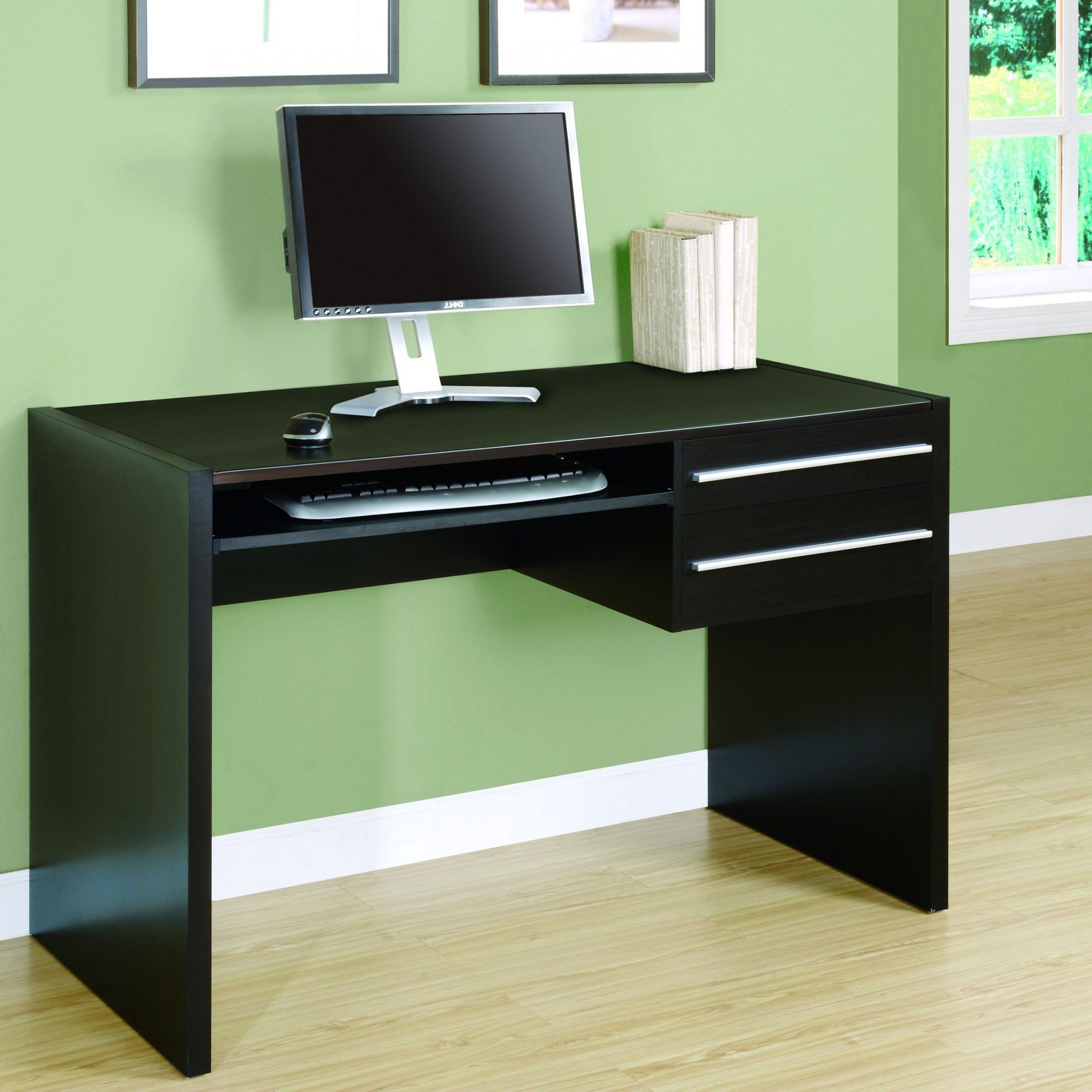 Best And Newest Glass And Chrome Modern Computer Office Desks Pertaining To 99+ Black Long Desk – Modern Home Office Furniture Check More At Http (View 6 of 15)