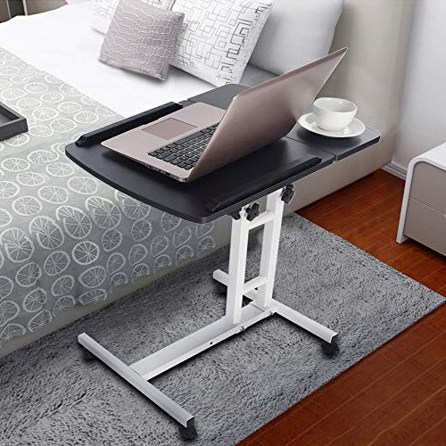 Black Adjustable Laptop Desks For Most Popular Buy Libison Table Laptop Cart, Portable Household Adjustable Height And (View 14 of 15)