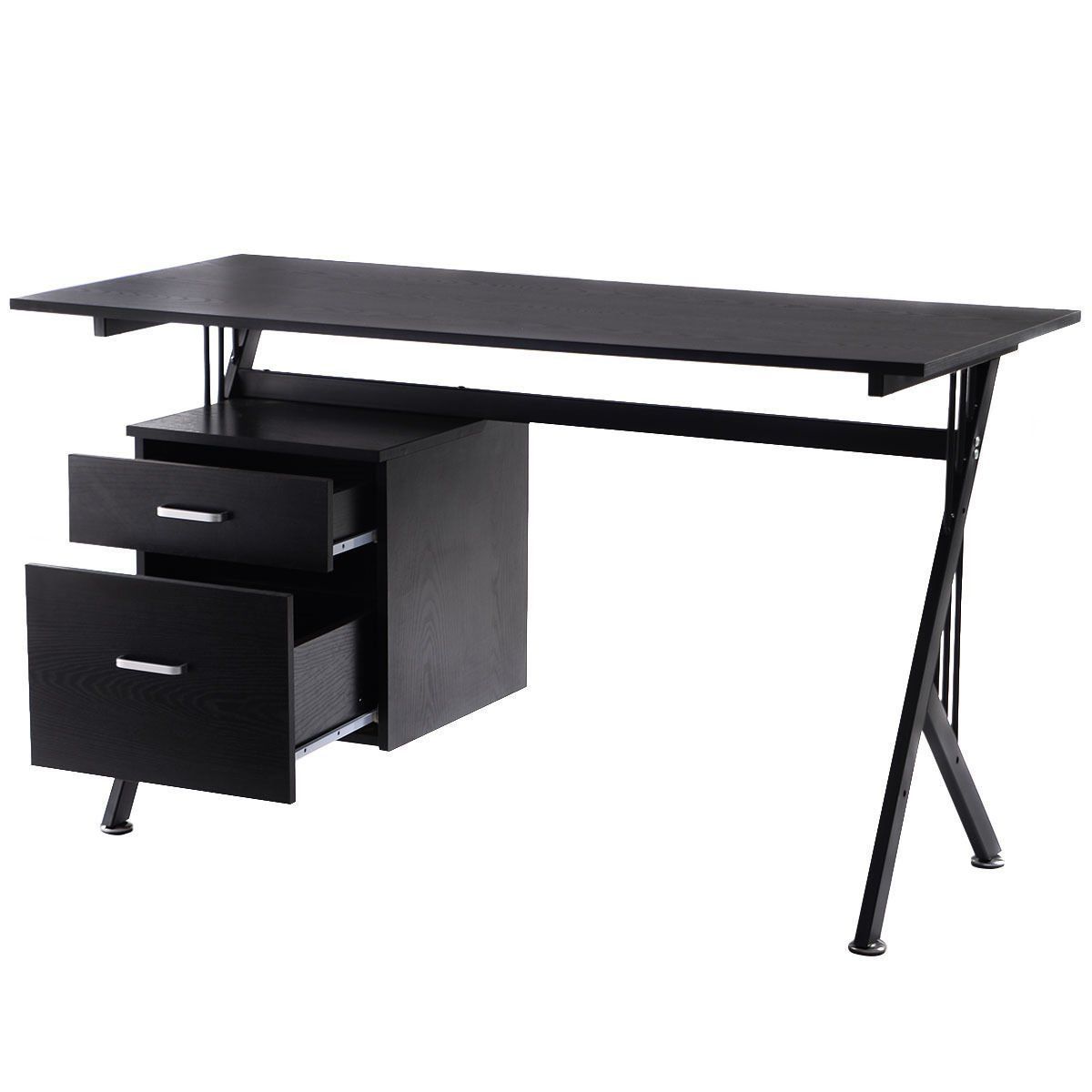 Black Wood Writing Desks For Paper And Pen Enthusiast Within Trendy Natural And Black Wood Writing Desks (View 11 of 15)