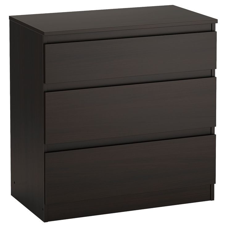 Brown And Matte Black 3 Drawer Desks With Regard To Well Liked Ikea – Kullen, 3 Drawer Chest, Black Brown, Of Course Your Home Should (View 10 of 15)