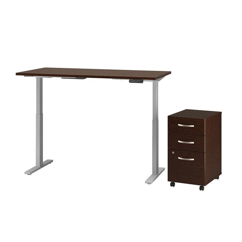 Cherry Adjustable Stand Up Desks In Most Recent Bush Business Furniture Move 60 Series Height Adjustable Standing Desk (View 6 of 15)