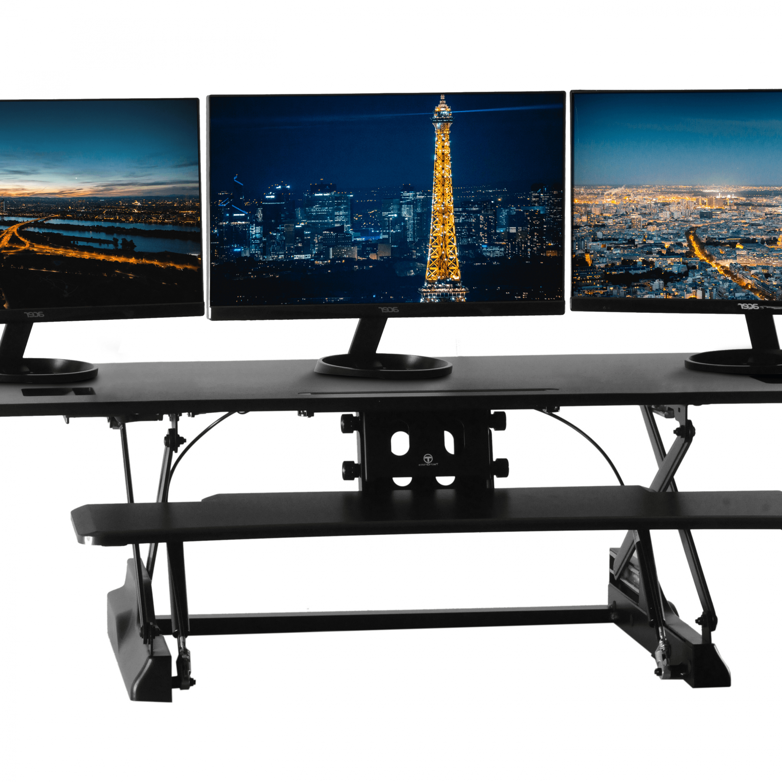 Cherry Adjustable Stand Up Desks Inside Favorite Techorbits Height Adjustable Stand Up Desk – 47" Standing Desk (View 15 of 15)